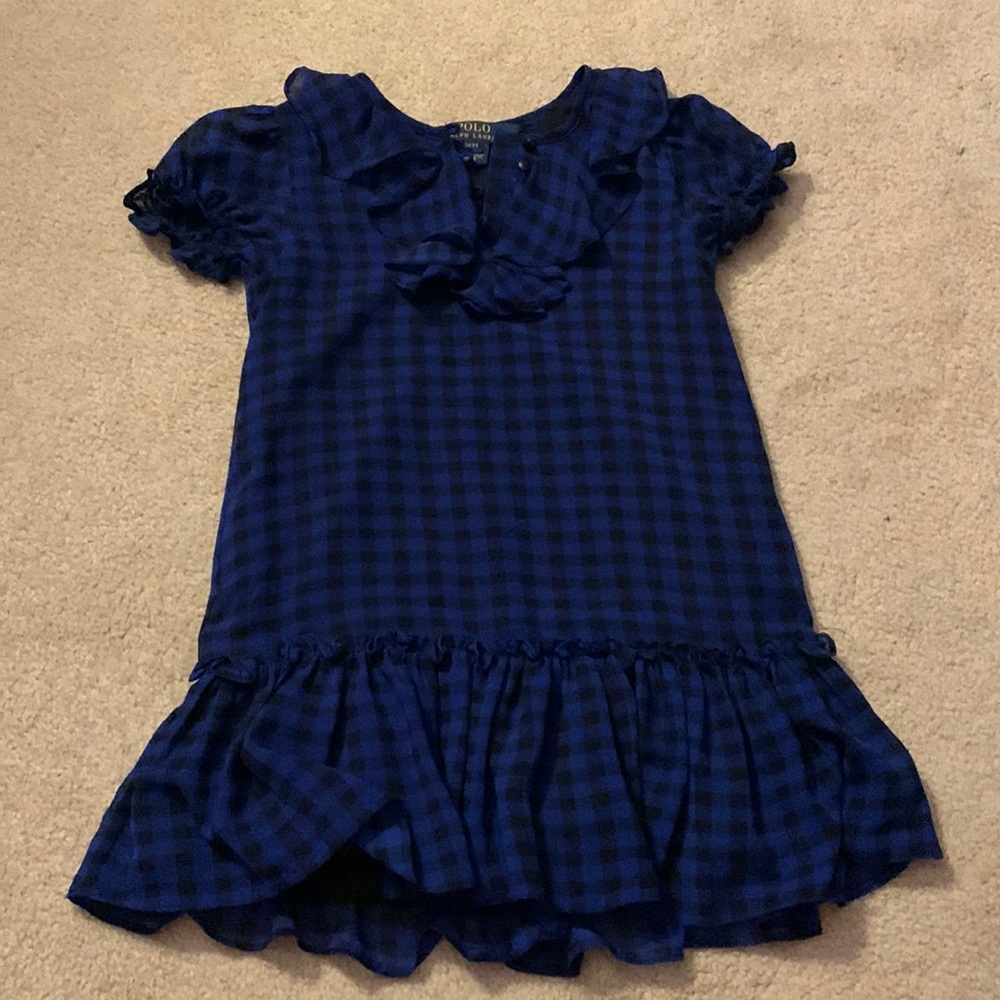 Girls Polo Ralph Lauren 3/3T ruffle dress